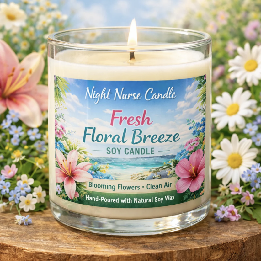 Healthcare Professional Creates NightNurse Candles to Combat Nursing Burnout Through Intentional Self-Care